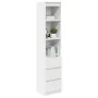 Aparador alto blanco 37,5x35x180 cm madera de ingeniería von , Sideboards - Ref: Foro24-861661, Preis: 99,58 €, Rabatt: %