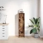 Aparador alto roble ahumado 29,5x34x119,5 cm Madera ingeniería by , Sideboards - Ref: Foro24-861656, Price: 68,51 €, Discount: %