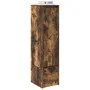 Aparador alto roble ahumado 29,5x34x119,5 cm Madera ingeniería by , Sideboards - Ref: Foro24-861656, Price: 68,51 €, Discount: %