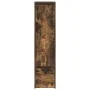 Aparador alto roble ahumado 29,5x34x119,5 cm Madera ingeniería by , Sideboards - Ref: Foro24-861656, Price: 68,51 €, Discount: %