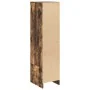 Aparador alto roble ahumado 29,5x34x119,5 cm Madera ingeniería by , Sideboards - Ref: Foro24-861656, Price: 68,51 €, Discount: %