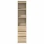 Aparador alto roble Sonoma 37,5x35x180 cm madera de ingeniería von , Sideboards - Ref: Foro24-861663, Preis: 95,00 €, Rabatt: %