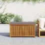 Cojines para exterior 113x50x60,5 cm madera maciza acacia von , Aufbewahrungsboxen für den Außenbereich - Ref: Foro24-4106479...