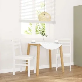 Sillas de comedor 2 unidades madera maciza de caucho blanco von , Essstühle - Ref: Foro24-4102423, Preis: 80,04 €, Rabatt: %