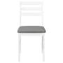 Sillas de comedor con cojines 2uds madera maciza blanco caucho by , dining chairs - Ref: Foro24-4102421, Price: 79,10 €, Disc...