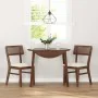 Sillas de comedor con cojines 2 uds madera maciza marrón caucho von , Essstühle - Ref: Foro24-4102461, Preis: 166,58 €, Rabat...