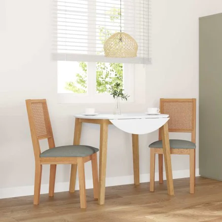 Sillas de comedor con cojines 2 uds madera maciza caucho de , Sillas de comedor - Ref: Foro24-4102480, Precio: 176,72 €, Desc...