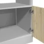 Armario de microondas contrachapada color roble 60x57x207 cm von , Küchenschränke - Ref: Foro24-3334019, Preis: 221,79 €, Rab...