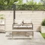 Set comedor de jardín 3 pzas con cojines ratán sintético beige by , Garden sets - Ref: Foro24-4104185, Price: 274,26 €, Disco...