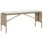 Set comedor de jardín 3 pzas con cojines ratán sintético beige by , Garden sets - Ref: Foro24-4104185, Price: 274,26 €, Disco...