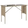 Set comedor de jardín 3 pzas con cojines ratán sintético beige by , Garden sets - Ref: Foro24-4104185, Price: 274,26 €, Disco...