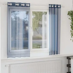 Cortinas de gasa con ojales 2 uds azul real by , Curtains and curtains - Ref: Foro24-4102113, Price: 13,23 €, Discount: %