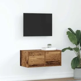 Mueble para TV madera contrachapada envejecida 60x31x25,5 cm von , TV-Möbel - Ref: Foro24-861504, Preis: 45,15 €, Rabatt: %