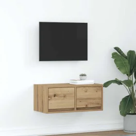 Mueble para TV madera de ingeniería roble artisan 60x31x25,5 cm by , TV Furniture - Ref: Foro24-861506, Price: 45,15 €, Disco...