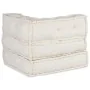 Puf modular crema 70x70x54 tela by , Cushions for chairs and sofas - Ref: Foro24-4019021, Price: 170,36 €, Discount: %