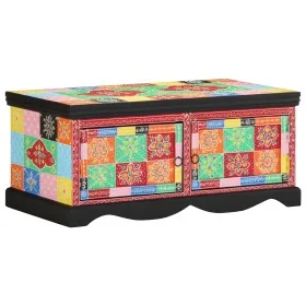 Mesa de centro multicolor 90x50x40 cm madera maciza mango by , Coffee table - Ref: Foro24-4017561, Price: 221,65 €, Discount: %