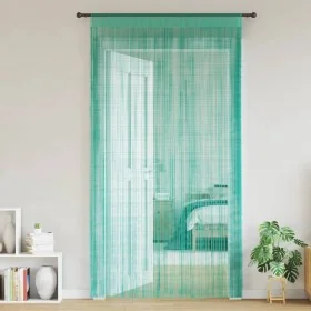 Cortinas de tiras 2 uds turquesa 140x250 cm von , Vorhänge und Gardinen - Ref: Foro24-4102040, Preis: 18,53 €, Rabatt: %