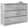 Aparador de madera de ingeniería gris hormigón 100x35x76 cm von , Sideboards - Ref: Foro24-3328501, Preis: 135,93 €, Rabatt: %