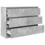 Aparador de madera de ingeniería gris hormigón 100x35x76 cm von , Sideboards - Ref: Foro24-3328501, Preis: 135,93 €, Rabatt: %