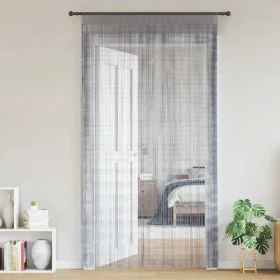 Cortinas de tiras 2 uds gris claro 100x250 cm by , Curtains and curtains - Ref: Foro24-4102049, Price: 14,63 €, Discount: %