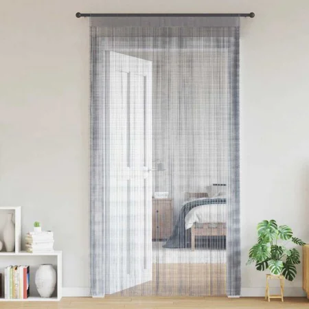 Cortinas de tiras 2 uds gris claro 100x250 cm von , Vorhänge und Gardinen - Ref: Foro24-4102049, Preis: 14,63 €, Rabatt: %