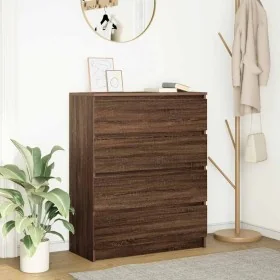 Aparador roble marrón 80x35x99 cm madera de ingeniería von , Sideboards - Ref: Foro24-3328486, Preis: 130,51 €, Rabatt: %