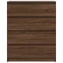 Aparador roble marrón 80x35x99 cm madera de ingeniería by , Sideboards - Ref: Foro24-3328486, Price: 130,50 €, Discount: %