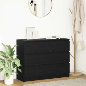 Aparador de madera de roble negro 100x35x76 cm by , Sideboards - Ref: Foro24-3328499, Price: 139,86 €, Discount: %