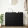 Aparador de madera de roble negro 100x35x76 cm de , Aparadores - Ref: Foro24-3328499, Precio: 139,84 €, Descuento: %