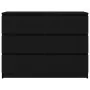 Aparador de madera de roble negro 100x35x76 cm de , Aparadores - Ref: Foro24-3328499, Precio: 139,84 €, Descuento: %