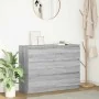 Aparador de madera de ingeniería gris sonoma 100x35x76 cm de , Aparadores - Ref: Foro24-3328503, Precio: 140,24 €, Descuento: %