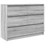 Aparador de madera de ingeniería gris sonoma 100x35x76 cm de , Aparadores - Ref: Foro24-3328503, Precio: 140,24 €, Descuento: %