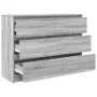 Aparador de madera de ingeniería gris sonoma 100x35x76 cm de , Aparadores - Ref: Foro24-3328503, Precio: 140,24 €, Descuento: %