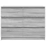 Aparador de madera de ingeniería gris sonoma 100x35x76 cm de , Aparadores - Ref: Foro24-3328503, Precio: 140,24 €, Descuento: %
