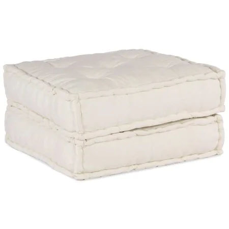 Puff modular de tela color crema 70x70x36 by , Cushions for chairs and sofas - Ref: Foro24-4019023, Price: 117,18 €, Discount: %