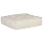 Puff modular de tela color crema 70x70x36 by , Cushions for chairs and sofas - Ref: Foro24-4019023, Price: 117,18 €, Discount: %