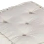 Puff modular de tela color crema 70x70x36 by , Cushions for chairs and sofas - Ref: Foro24-4019023, Price: 117,18 €, Discount: %