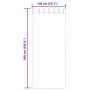 Cortinas de gasa con bolsillos para varillas 2 uds. negro von , Vorhänge und Gardinen - Ref: Foro24-4102170, Preis: 15,00 €, ...