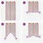 Cortinas de tiras 2 uds multicolor 100x250 cm by , Curtains and curtains - Ref: Foro24-4102037, Price: 17,94 €, Discount: %