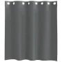 Cortinas de gasa con ojales 2 uds gris oscuro 140x140 cm de , Cortinas y visillos - Ref: Foro24-4102077, Precio: 13,23 €, Des...