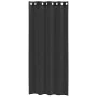 Cortinas de gasa con ojales 2 uds negro140x225 cm by , Curtains and curtains - Ref: Foro24-4102061, Price: 15,00 €, Discount: %
