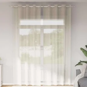 Cortinas de gasa con ojales 2 uds crema 140x260 cm by , Curtains and curtains - Ref: Foro24-4102075, Price: 15,52 €, Discount: %