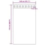 Cortinas de gasa con ojales 2 uds marrón claro von , Vorhänge und Gardinen - Ref: Foro24-4102126, Preis: 14,11 €, Rabatt: %