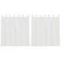 Cortinas de gasa con bolsillos para varillas 2 uds. blanco by , Curtains and curtains - Ref: Foro24-4102241, Price: 12,56 €, ...