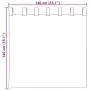 Cortinas de gasa con bolsillos para varillas 2 uds. blanco by , Curtains and curtains - Ref: Foro24-4102241, Price: 12,56 €, ...