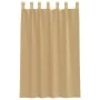 Cortinas de gasa con bolsillos para varillas 2 uds. arena by , Curtains and curtains - Ref: Foro24-4102217, Price: 13,08 €, D...