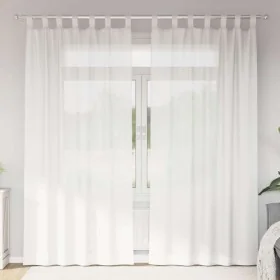 Cortinas de gasa con bolsillos para varillas 2 uds. blanco by , Curtains and curtains - Ref: Foro24-4102243, Price: 14,23 €, ...