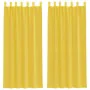 Cortinas de gasa con bolsillos para varillas 2 uds. amarillo by , Curtains and curtains - Ref: Foro24-4102229, Price: 17,96 €...