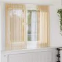 Cortinas de gasa con trabillas 2 uds arena 140x140 cm de , Cortinas y visillos - Ref: Foro24-4102306, Precio: 12,63 €, Descue...