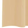 Cortinas de gasa con trabillas 2 uds arena 140x140 cm de , Cortinas y visillos - Ref: Foro24-4102306, Precio: 12,63 €, Descue...